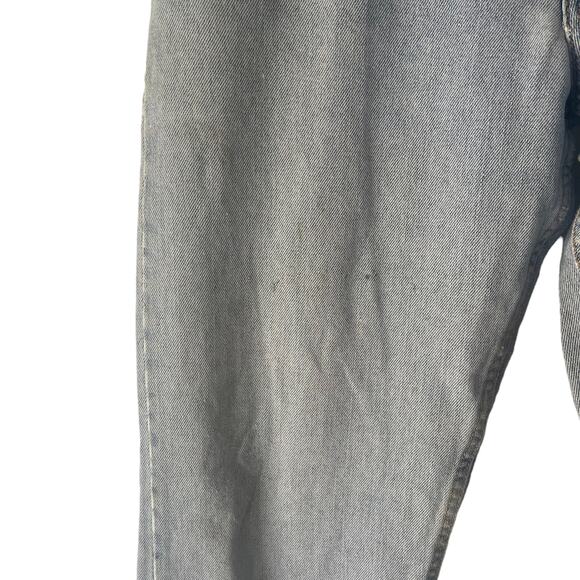 Levi's 550 Vintage Women's Size 10 Crop Gray Light Wash High Rise Straight Jeans - Picture 4 of 12